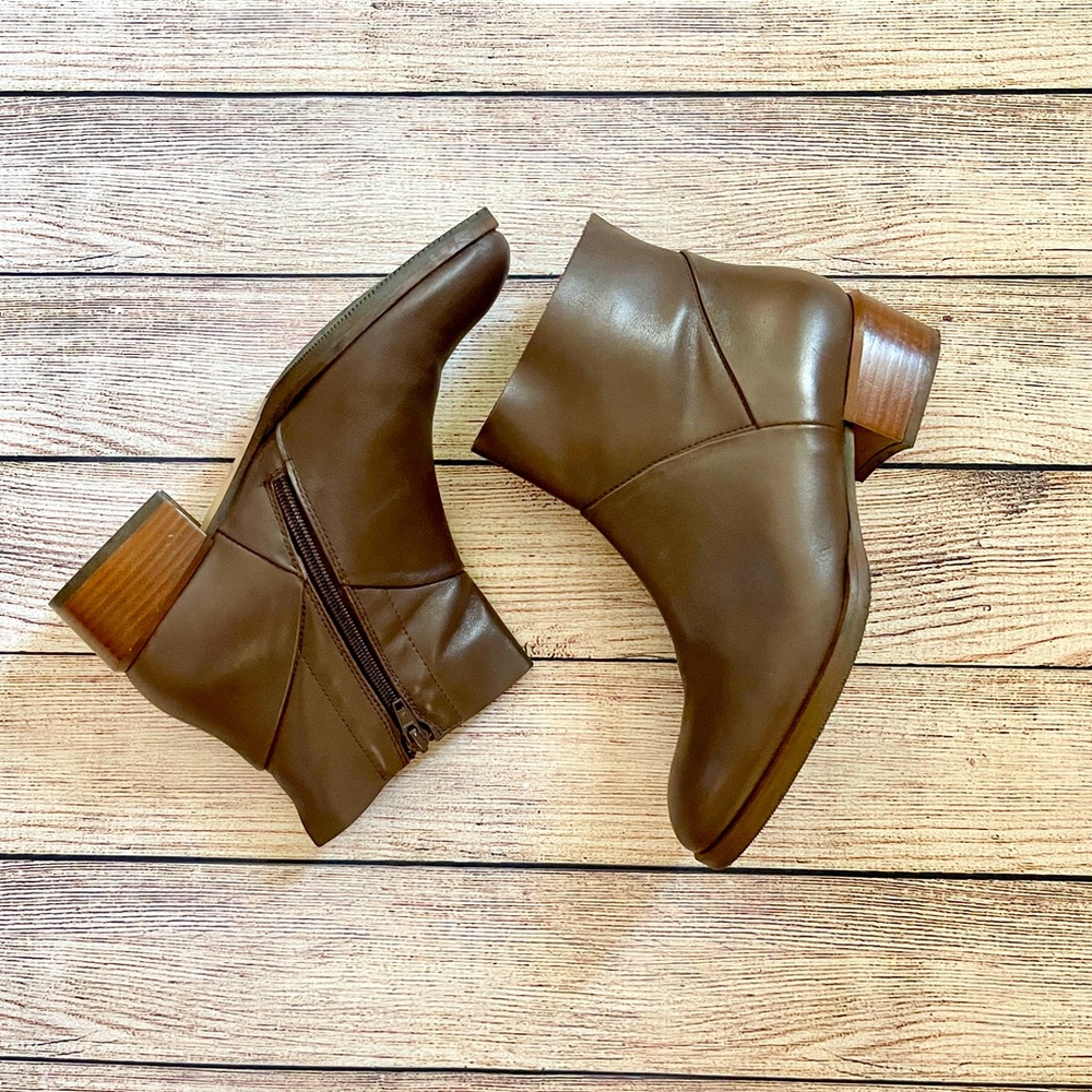 Ankle Leather Boots